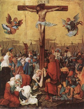  denis - Christ en croix 1520 religieuse flamande Denis van Alsloot